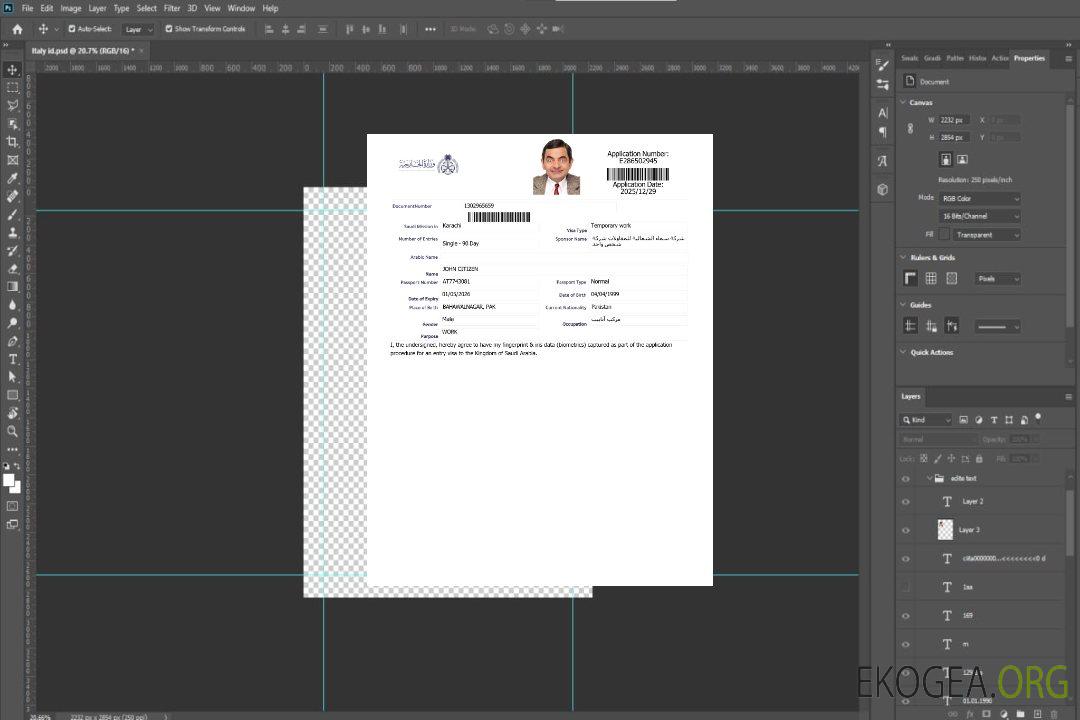 Modèle de visa électronique pour l'Arabie Saoudite aux formats Word et PDF, version 6 template Modèle de visa électronique pour l'Arabie Saoudite aux formats Word et PDF, version 6 template